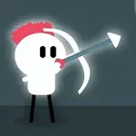 You have 10 arrows to score as many points as possible