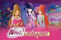 Winx 클럽 소녀들과 함께하는 퍼즐 매치 모험