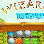 Wizard’s Treasure is a match-3 bejeweled game