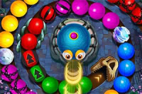 정글에서 대리석을 쏘아 연쇄 반응을 일으키세요.